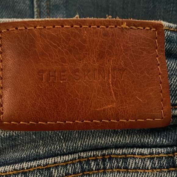 Zara distressed frayed hem jeans size 2 - Picture 6 of 7